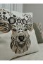 Feenor Special Production Embroidered Throw Pillow Case Ultra Luxury Detailed Design Linen Pillow Case - 4