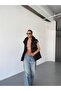 New Season Oversize Black Inflatable Vest - 2