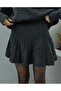 Women's Pleated Skirt and Turtleneck Sweater Set Anthracite Knitwear - 5