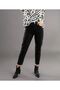 Lara Power Mom Jean Lycra Black Jean Trousers