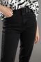 Lara Power Mom Jean Lycra Black Jean Trousers - 5