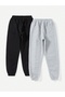 Unisex Women Men Los Angeles Usa Printed 3 Thread 2 Piece Set Jogger Sweatpants - 2