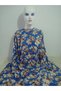 Robadan Long Sleeve 100% Viscose Pressed Floral Mother Dress, Prayer Dress, Hijab Dress - 3
