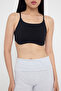 Teen Black Soft Fabric Adjustable Strap Support/Contour Sports Bra Thmaw26Ss00004 - 3