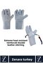 Durable Welding Fire Barbecue Repair Work Waterproof High Heat Resistant Multipurpose Leather Gloves - 2