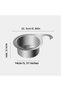 Swan Design Stainless Sink Drain Basket Strainer - 3