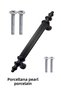 160mm-(16cm)-Aluminum Metal Handle Handle Cabinet Drawer Bathroom Furniture Kitchen Child Handle Pipe-Stk1723 - 5