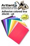 Adhesive Eva A4 20X30 cm 10 Colors 1 Pack Adhesive Eva Sponge 10 Pcs School Nursery Kindergarten Handicraft Meat