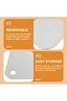 Lifetime Stainless Steel Cutting Board Presentation Tray Inox 304 Antibacterial Mildew Proof Tray 24*15 cm - 7