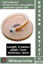 Premium Adhesive Window Insulation Tape Wind Cold Cutter Glass Insulation Sponge 9 Meters X 10 Pieces