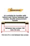 Metal Handle 192 mm -19.2 cm Furniture Drawer Kitchen Cabinet Cupboard Handles Handle Handle Antique Yellow - 2