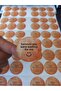 4X4 cm Coated Sticker - 48 Pieces, "I Think You Was Waiting for Me" Design - 8