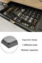 18-Piece Modular Set Cutlery Drawer Organizer Cutlery and Knife Organizer Anthracite - 4