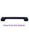 12 Pieces Marmara Handle 128 mm Black Kitchen Handle Drawer Cabinet Door Handle Metal Furniture Cabinet Handle - 6