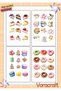 4-Piece Confectionery Sweet Sticker Set Agenda Bullet Journal Set A033 - 2