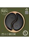 Set of 2 Yingyang Fajita Plates - Cast Drop Form, Beech Serving Wood, Size 10X20Cm - 2