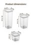 Storage Containers - White - 18 - 6