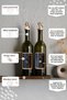 Amber Black Gold 2-Piece 750 Ml Olive Oil Oil Bottle Oil Pot with Wooden Stand - 2