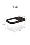 Set of 3 Multibox 7.5 Lt Pulses Storage Container - Food Storage Container with Sliding Lid Flour Container Anthracite - 2