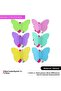2-Piece Butterfly Pot Holder Magnet Set Purple - 4