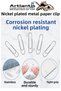 Metal Paper Clip No 2 25mm 250 Li 1 Pack Nickel Plated Metal Paperclip Durable Rustproof 15 Sheets Capacity - 3