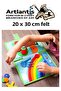 Yellow Felt 50X70 cm 2.0 mm 3 Pieces Colorful Hobby Felt Handicraft Felt Kindergarten Nursery Preschool - 3
