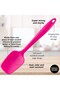 Silicone Spoon Spatula Set of 6 Fireproof Non-Stick Non-Scratch Fussia-green-turquoise - 5