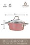 Crystal 7-Piece Granite Double Colored Pot Set - Rose Gold - 5
