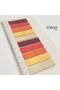 Transparent Colored Post-It Note Paper - 200 Sheets Bookmark Sticker - 4