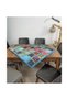 Indian Work Mixed Color Patch Runner Blue Decorative Cover Sequin Handcrafted Forty Patch Ranir Table Cloth - 3