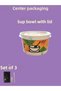 500 Pieces Cardboard Soup Bowl with Lid. the Price Is for the Set in the Picture. - 6