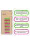 شفاف ملون Postit Post-it Post It. علامة الكتاب، علامة Postit، ورق الملاحظات، 200 ورقة - 4
