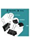 Steel Clamp Clip 19 mm 12 Pieces 1 Pack Metal Peg Binder Clips Clamp 30 Page Capacity Multi-Purpose - 2