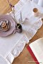 40X125 cm Vintage Frilly 100% Linen Cotton American Runner - 2