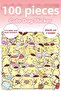 100 Pieces Cute Dog Sticker Set - Pen Laptop Notebook Water Bottle Label