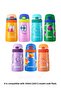(WITH SPARE STRAPPET) Orange 350 ml Children's Flask with Stainless Steel Straw Vagonlife - 6