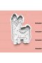 Alpaca Cookie Mold and Sugar Dough Mold Set of 4 - 3