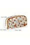 Durable Canvas Large Capacity Capybara (Capybara) 3 Layer Pencil Case School Pen Holder Stationery - 4