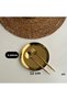 Set of 6 12 cm Gold Round Stainless Steel Macaron Holder, Turkish Delight Holder, Candy Bowl, Coffee, Treats, Cake, Presentation