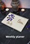 Bicycle Wooden Schedule Pad with Balloons - In-time Agenda - Weekly Planner (IN-DATE PLANER) A5