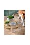 MİKA 2 Pieces 600 ml Origami Style Mica Cups with Lids and Straws | Serving Cups, Beverage Glasses - 3