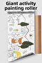 Paint Roll Activity Paper Painting Paper 2.5 Meter Roll - Educational Painting Paper for Baby and Child - 2