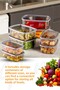8-piece airtight storage container set anthracite 2x(250-500-750-1200 ml) - 2