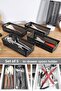 5-Piece Modular Cutlery Set - Kitchen Organizer Drawer Organizer Knife Holder Ladle Black