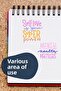 Motivational Themed Sticker Set - 7 Piece Sticker Set - Phone, Tablet, Notebook Laptop Compatible Stickers - 5