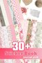 Pink JournalLabel Set, 40 Pieces of Colorful Labels, Sticker Book, Sticker Book, Bullet Journal, Diary