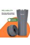 Vacuum Insulated Bottle 420mL, Double Wall Stainless Steel Vacuum Travel Bottle Grey - 5