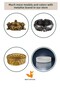 Countertop Spoon Holder Modern Countertop Spoon Holder Decorative Vertical Spoon Holder Antique Gold Color Model 18 - 6