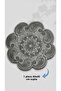 Placemat Embroidery Luxury Tableware Damla Table And Presentation Set Dowry Bowl Gray - 4