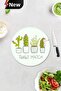 Perfect Match |   Glass Cutting Board - Glass Cutting Board |   Diameter 32cm - 3